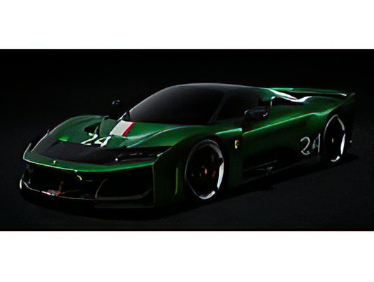 Ferrari F80 2024 グリーンメタリック シルバー レッド/ LOOKSMART 1/43 ミニカー