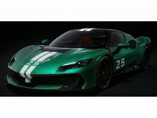 【予約】12月以降発売予定FERRARI 296 スペチアーレ N 25 2025 ヴェルデニュルブルクリンク グリーン ホワイト/ LOOKSMART 1/43 ミニカー