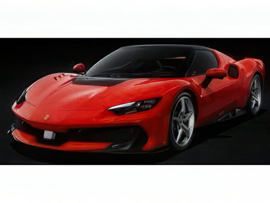 【予約】12月以降発売予定FERRARI 296 スペチアーレ 2025 ロッソコルサ レッド ブラック/ LOOKSMART 1/43 ミニカー