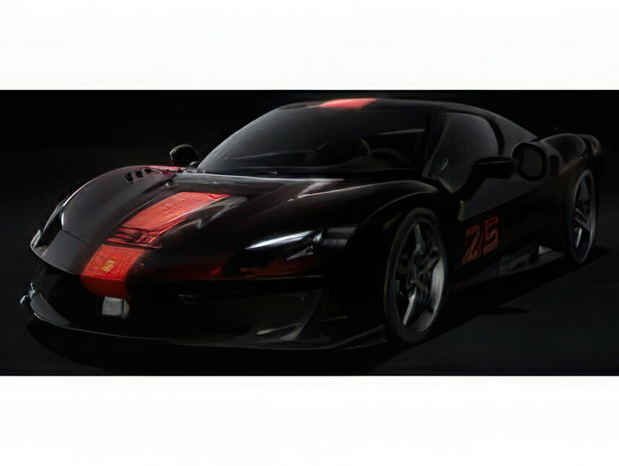 【予約】12月以降発売予定FERRARI 296 スペチアーレ N 25 2025 ネロプロサングエ ブラック レッド/ LOOKSMART 1/43 ミニカー