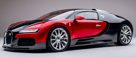 【予約】8-10月以降発売予定BUGATTI FKP HOMMAGE ローンチバージョン 2026 レッド ブラック / LOOKSMART 1/43 ミニカー
