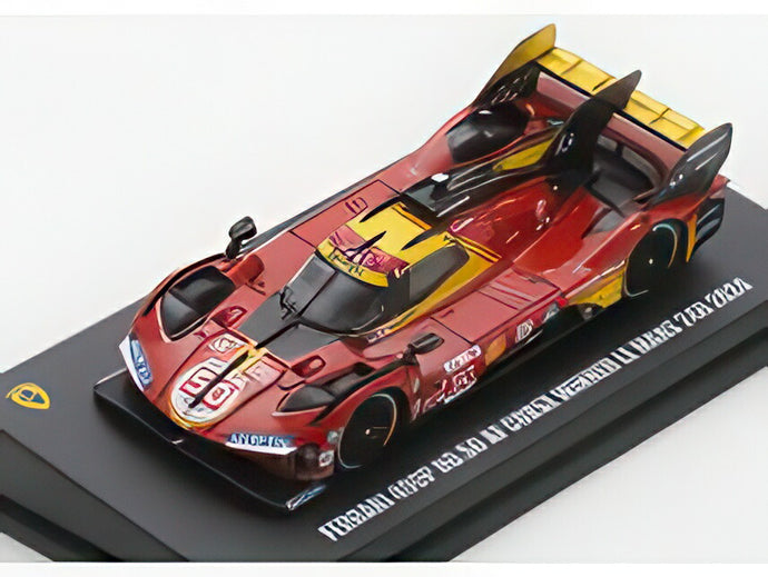【予約】12月以降発売予定FERRARI 499P 3.0L TURBO V6 TEAM FERRARI AF CORSE N 50 優勝 24h LE MANS 2024 アントニオ・フォーコ ミゲル・モリーナ ニクラス・ニールセン レッド/ LOOKSMART 1/64 ミニカー