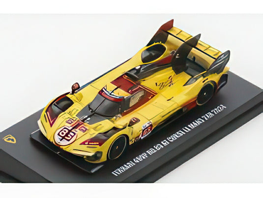 【予約】12月以降発売予定FERRARI 499P 3.0L TURBO V6 TEAM AF CORSE N 83 24h LE MANS 2024 ロバート・クビサ ロバート・シュワルツマン イーフェイ・イェ イエロー レッド/ LOOKSMART 1/64 ミニカー