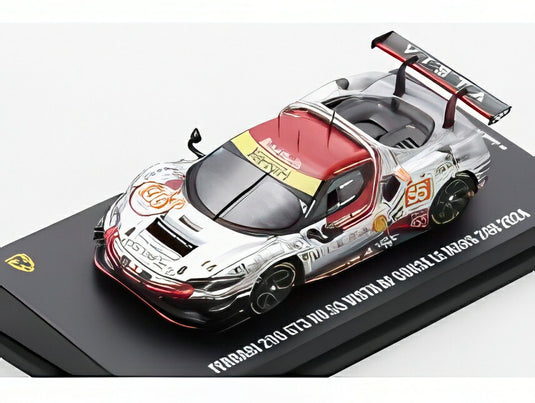 【予約】2026年発売予定FERRARI 296 GT3 VISTA AF CORSE No.55 ルマン24時間 2024 A.ROVERA/F.HERIAU シルバー/レッド/ LOOKSMART 1/64 ミニカー