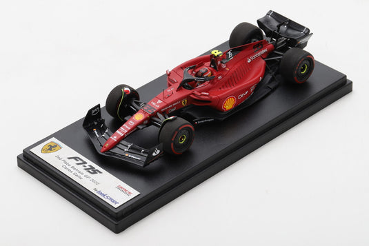 FERRARI - F1-75 TEAM SCUDERIA FERRARI N 55 2nd BAHRAIN GP 2022 CARLOS SAINZ - RED/LOOKSMART 1/43ミニカー