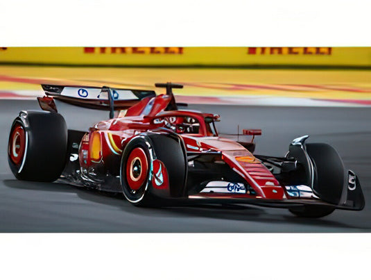 【予約】2025年発売予定FERRARI  F1  SF24 TEAM SCUDERIA FERRARI N 16 3rd ABU DHABI GP 2024 CHARLES LECLERC  RED WHITE BLACK/LOOKSMART 1/43ミニカー