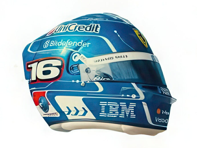 【予約】12月以降発売予定FERRARI ヘルメット F1 シャルル・ルクレール TEAM FERRARI HP N 16 MIAMI GP 2025 ブルー ホワイト/ LOOKSMART 1/5 ミニカー