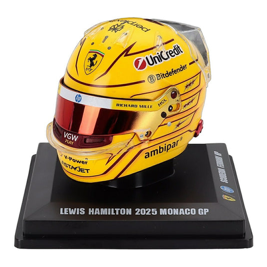 BELL HELMETベルヘルメット CASCO HELMET F1 2025 TEAM FERRARIフェラーリ HP No.44 LEWIS HAMILTON MONA / LOOKSMART 1/5 人形フィギュア