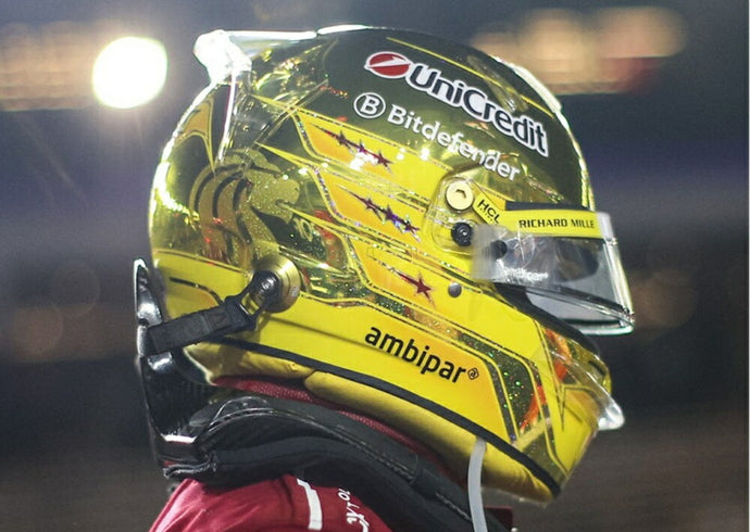 【予約】2026年発売予定BELL HELMET ヘルメット F1 ルイス ハミルトン チーム フェラーリ HP N 44 シンガポールGP 2025 イエロー ゴールド/ LOOKSMART 1/5 ミニカー