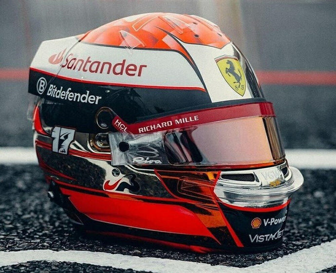 【予約】2026年発売予定BELL HELMET ヘルメット F1 シャルル ルクレール チーム フェラーリ HP N 16 日本GP 4位 2024 レッド ブラック ホワイト/ LOOKSMART 1/5 ミニカー