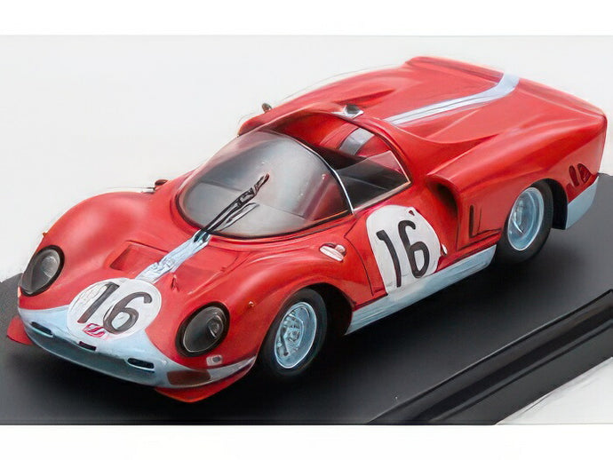 【予約】2025年発売予定FERRARI 365 P2 16号車 1966年ルマン24時間レース ドライバー:リチャード・アトウッド/デイビッド・パイパー レッド/LOOKSMART 1/43ミニカー