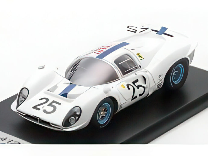 【予約】12月以降発売予定FERRARI 412P 4.0L V12 TEAM N.A.R.T. NORTH AMERICAN RACING N 25 24h LE MANS 1967 ペドロ・ロドリゲス ジャンカルロ・バゲッティ ホワイト/ LOOKSMART 1/43 ミニカー