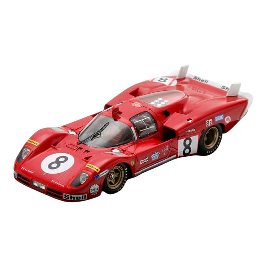 【予約】2027年発売予定 Ferrariフェラーリ 512S No.8 24時間ルマン 1970 A.Merzario C.Regazzoni レッド 限定版 / LOOKSMART 1/43 ミニカー
