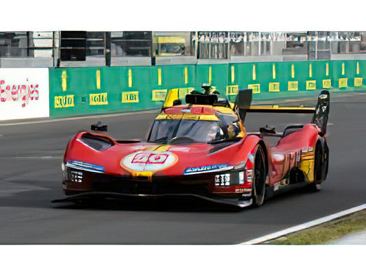 【予約】12月以降発売予定FERRARI 499P 3.0L TURBO V6 TEAM FERRARI AF CORSE N 50 WINNER 24h LE MANS 2024 ANTONIO FUOCO MIGUEL MOLINA NICKLAS NIELSEN RED YELLOW BLACK/LOOKSMART 1/43ミニカー