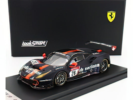 FERRARIフェラーリ 488 GT3 EVO 3.9L TURBO V8 TEAM OCTANE 126 AG N 26 24h NURBURGRING 2021 BJORN GROSSMANN  SIMON TRUMMER  JONATHAN HIRSCHI  LUCA LUDWIG  MATT BLUE ORANGE/LOOKSMART 1/43ミニカー