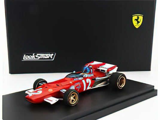 FERRARIフェラーリ F1 312B N 12 WINNER AUSTRIAN GP 1970 JACKY ICKX  RED WHITE/LOOKSMART 1/43ミニカー