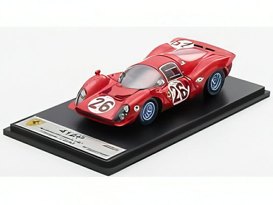 【予約】2026年発売予定FERRARI 412P N.A.R.T. No.26 1967 デイトナ24時間 P.ロドリゲス J.ギシェ レッド/ LOOKSMART 1/43 ミニカー