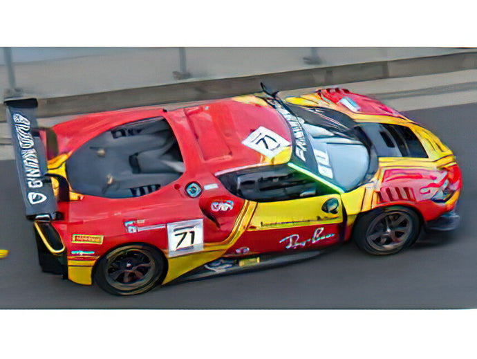 【予約】2025年発売予定FERRARI 296 GT3 3.0L ツインターボ V6 AFコルセチーム 71号車 2024年スパ24時間レース ドライバー:ダビド・ビダレス/ヴァンサン・アブリル/トマ・ヌーバウアー レッド/イエロー/LOOKSMART 1/43ミニカー
