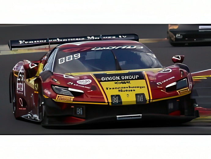【予約】2026年発売予定FERRARI 296 GT3 AF CORSE No.50 スパ24時間 2025 A.FUOCO/A.LECLERC レッド/イエロー/ LOOKSMART 1/43 ミニカー