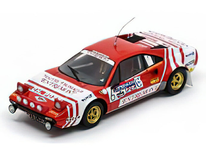 【予約】12月以降発売予定FERRARI - 308 GTB Gr.4 (night version) N 6 WINNER RALLY 4 REGIONI ITALY 1981 JEAN CLAUDE ANDRUET - MICHELE PETIT BICHE - RED WHITE/LOOKSMART 1/43ミニカー