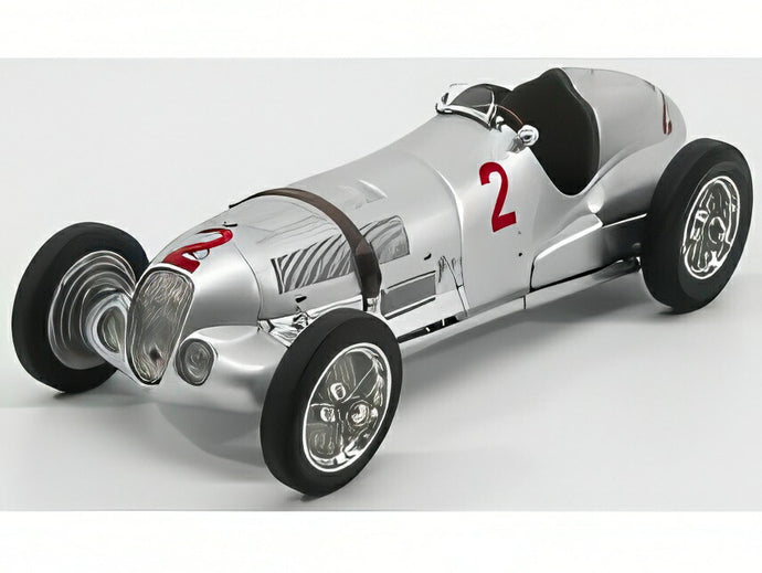 MERCEDES BENZ F1 W125 N2 ドニントンGP 1937 H.ラング シルバー/ CMC 1/18 ミニカー