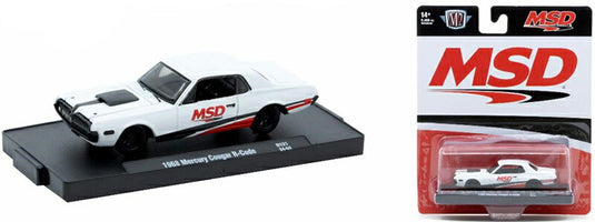 Mercuryマーキュリー クーガー 1968 ホワイト スポーツカー 模型 ダイキャスト / M2MACHINES 1/64 ミニカー 模型