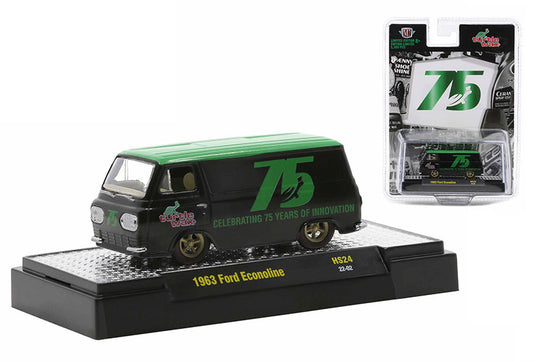 Fordフォード エコノライン バン 1963 タートルワックス 働く車 模型 モデル / M2MACHINES 1/64 ミニカー 模型