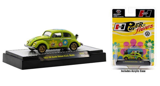 Volkswagenフォルクスワーゲン ビートル Deluxe 1953 旧車 模型 モデル / M2MACHINES 1/64 ミニカー 模型