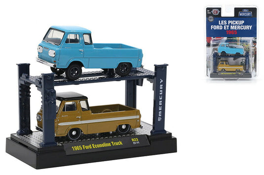 Fordフォード エコノライン 1965 2台セット ドラッグカー 働く車 模型 モデル / M2MACHINES 1/64 ミニカー 模型