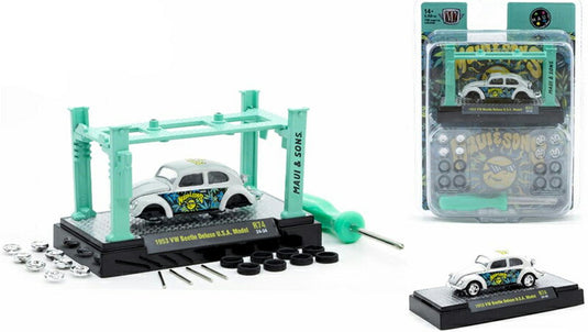 Volkswagenフォルクスワーゲン ビートル Deluxe 1953 旧車 模型 モデル / M2MACHINES 1/64 ミニカー 模型