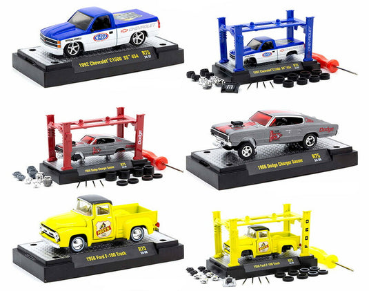 組み立てキット 3台セット アメ車 模型 ダイキャスト モデル 玩具 モデルキット / M2MACHINES 1/64 ミニカー 模型