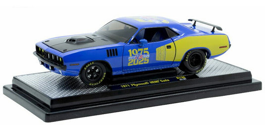 Plymouthプリムス HEMI クーダ 1971 VPレーシング 50周年 模型 モデル / M2MACHINES 1/24 ミニカー 模型