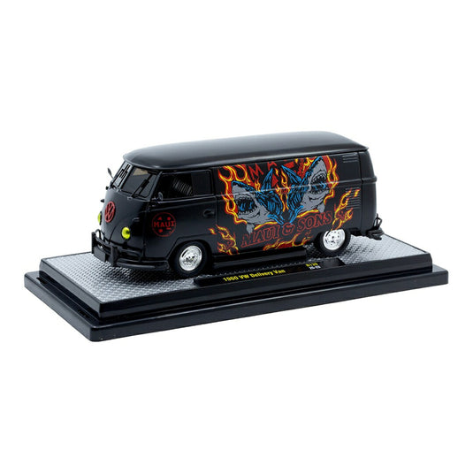 VWフォルクスワーゲン Delivery Van 1960 Maui & Sons in Blac / M2MACHINES 1/24 模型