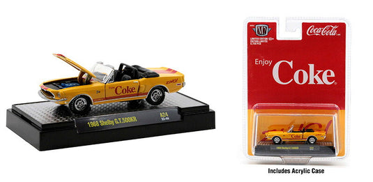 Shelbyシェルビー G.T. 500KR 1968 コカ・コーラ スポーツカー 模型 モデル / M2MACHINES 1/64 ミニカー 模型