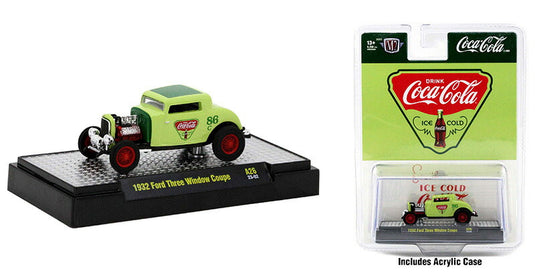 Fordフォード Three Window Coupe 1932 コカ・コーラ 旧車 模型 モデル / M2MACHINES 1/64 ミニカー 模型