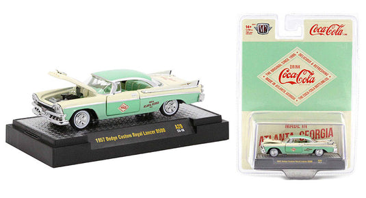 Dodgeダッジ カスタムロイヤル ランサー D500 1957 コカ・コーラ 模型 / M2MACHINES 1/64 ミニカー 模型