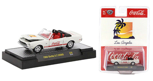 Fordフォード Shelbyシェルビー G.T. 500 KR 1968 コカ・コーラ 模型 / M2MACHINES 1/64 ミニカー 模型