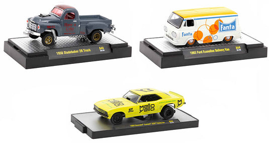 コカ・コーラ アソート 3台セット アメ車 働く車 模型 ダイキャスト モデル / M2MACHINES 1/64 ミニカー 模型