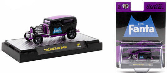 Fordフォード チューダーセダン Fanta 1932 パープル 旧車 模型 モデル / M2MACHINES 1/64 ミニカー 模型