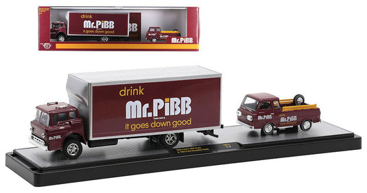 Fordフォード C-950 & エコノライン Mr.PIBB 運搬車 働く車 模型 モデル / M2MACHINES 1/64 ミニカー 模型