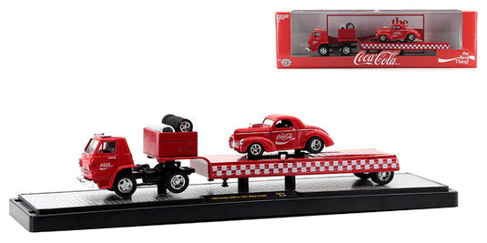 Dodgeダッジ L600 Willysウィリス クーペ 1969 1941 コカ・コーラ 模型 / M2MACHINES 1/64 ミニカー 模型
