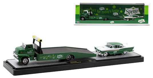 Fordフォード COE 1956 & フェアレーン 500 1957 スプライト 模型 / M2MACHINES 1/64 ミニカー 模型