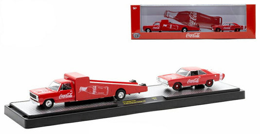 Dodgeダッジ ピックアップトラック 1974 レッド コカ・コーラ 働く車 模型 / M2MACHINES 1/64 ミニカー 模型