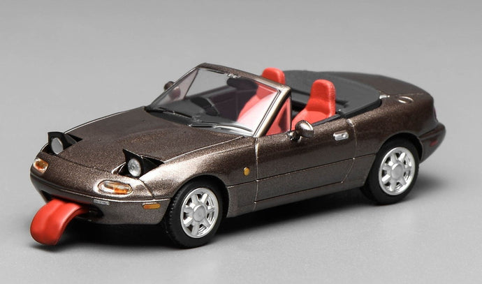 【予約】2026年発売予定MAZDA MX5 スパイダー ROADSTER LHD 1989 ブラウンメタリック/ MOTORHELIX 1/64 ミニカー