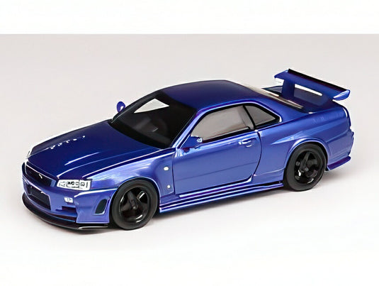 【予約】2026年発売予定NISSAN スカイライン GT-R R34 Z-tune 2002 ブルー/ MOTORHELIX 1/64 ミニカー