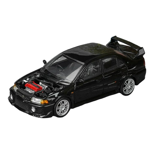 【予約】2026年発売予定 Mitsubishi三菱 Lancerランサー Evolutionエボリューション V GSR 1999 ブラック / MOTORHELIX 1/64 ミニカー
