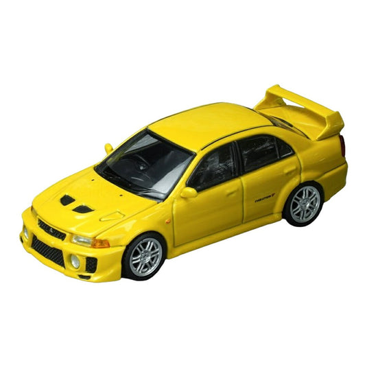 【予約】2026年発売予定 Mitsubishi三菱 Lancer Evolution V GSR 1999 イエロー / MOTORHELIX 1/64 ミニカー