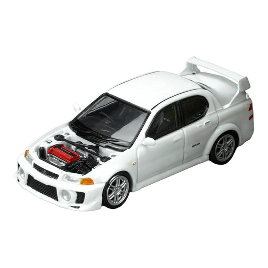 【予約】2026年発売予定 Mitsubishi三菱 Lancer Evolution V GSR 1999 ホワイト / MOTORHELIX 1/64 ミニカー