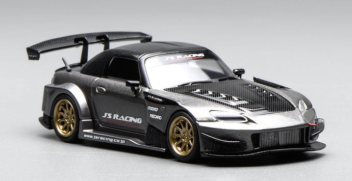 【予約】2026年発売予定HONDA S2000 スパイダー HARD TOP CLOSED J's RACING 2001 2トーンブラック/ MOTORHELIX 1/64 ミニカー