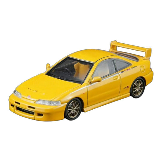 【予約】2026年発売予定 Hondaホンダ INTEGRAインテグラ TYPE RタイプR (DC2) MUGEN無限 1997 YELLOWイエロー / MOTORHELIX 1/64 ミニカー